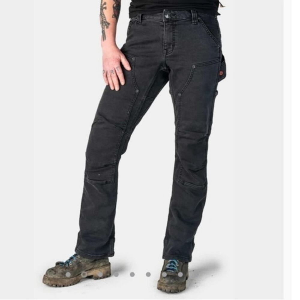 Dovetail Workwear Britt utility thermal cargo utility pants 16 short gray